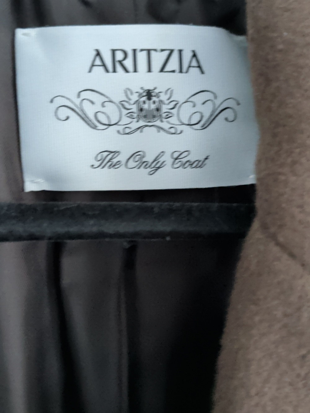Aritzia Brown Cashmere Only Coat - Picture 2 of 5